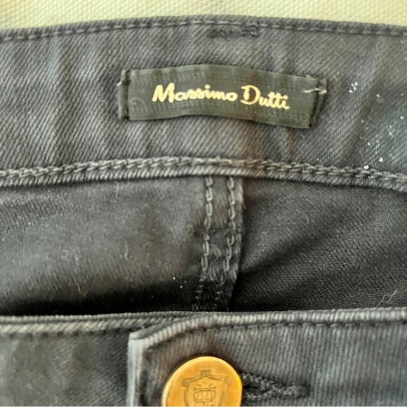 Massimo Dutti Dark Wash Mid-Rise Slim Fit Jeans – Timeless Essential, Size 10 - Picture 5 of 13